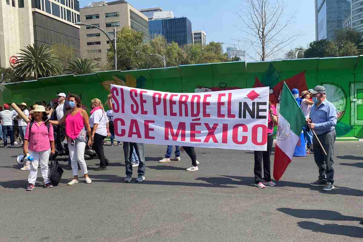 Así Fue La Marcha Contra La Reforma Electoral Y En Defensa Del Ine