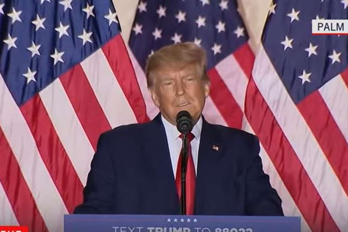 Donald Trump anuncia su candidatura a la presidencia en 2024