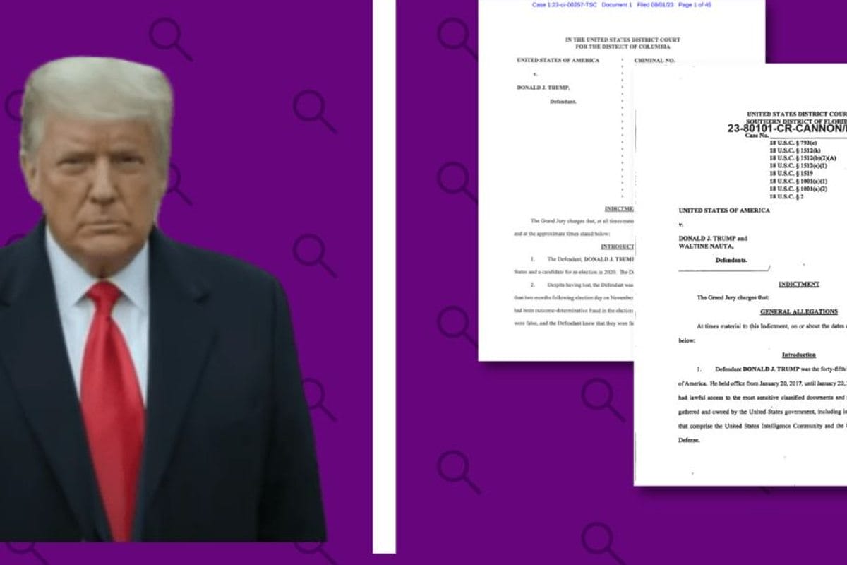 Los cargos que enfrenta Trump y si puede aspirar a la Presidencia